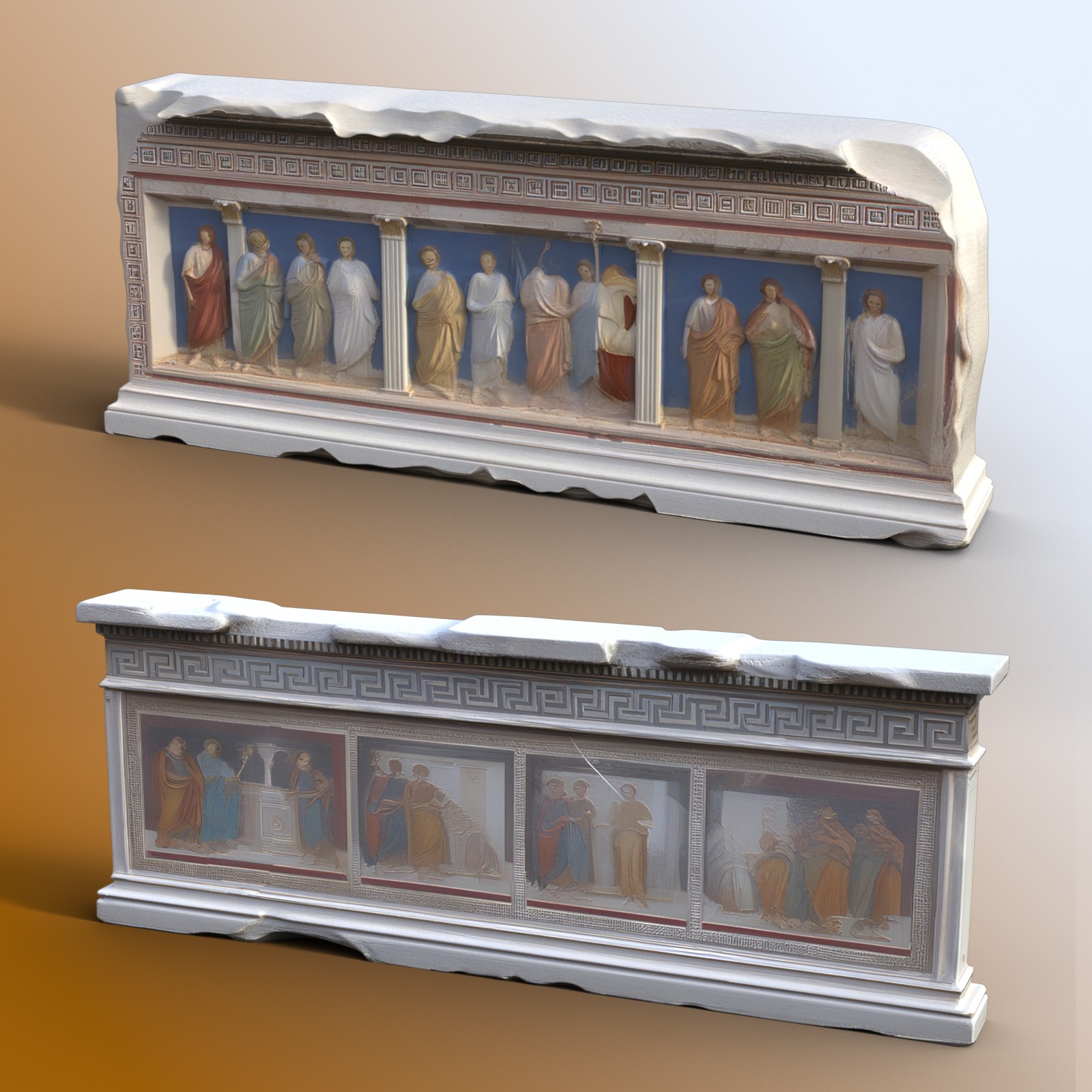 Ancient Greek Wall Segments by N/A