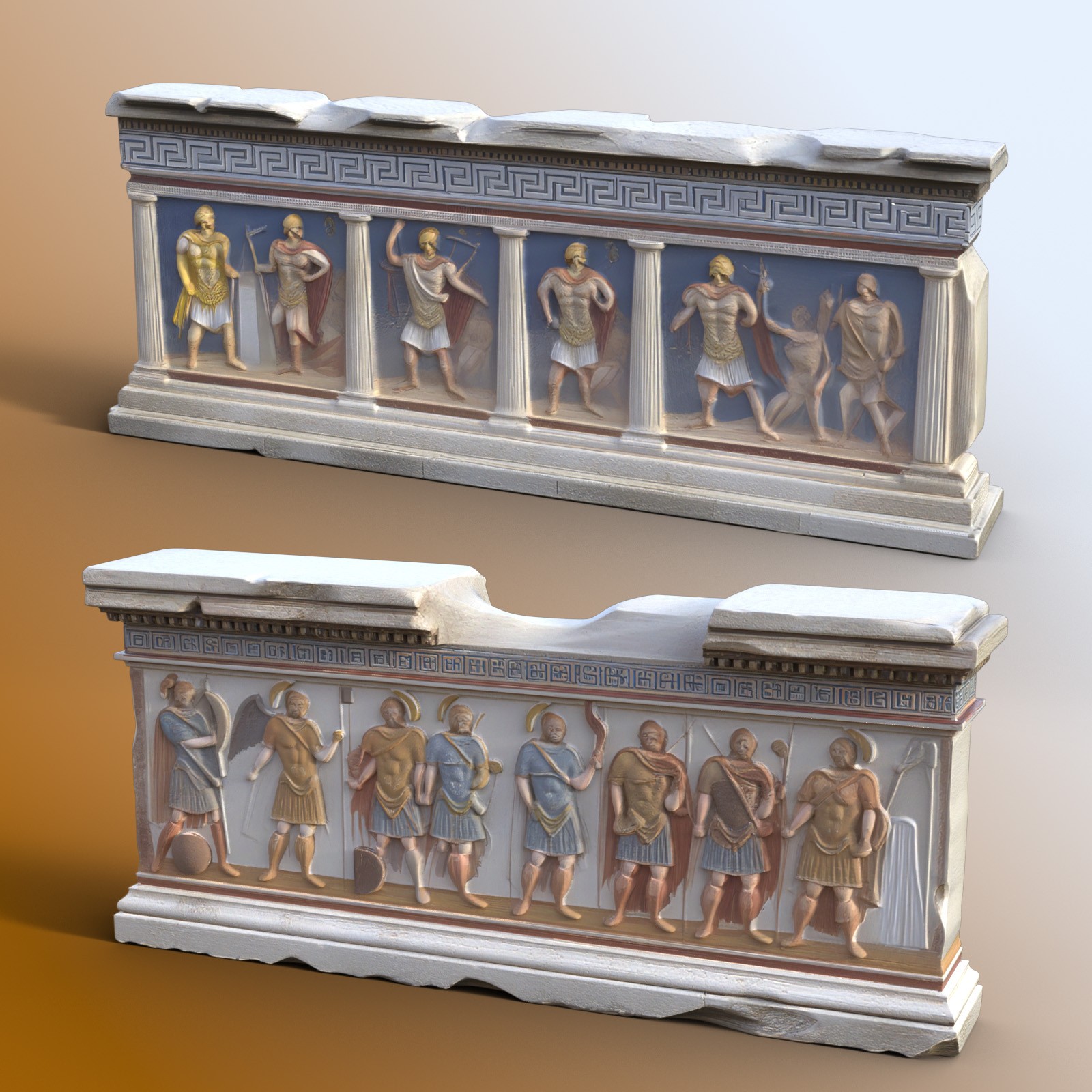 Ancient Greek Wall Segments by N/A