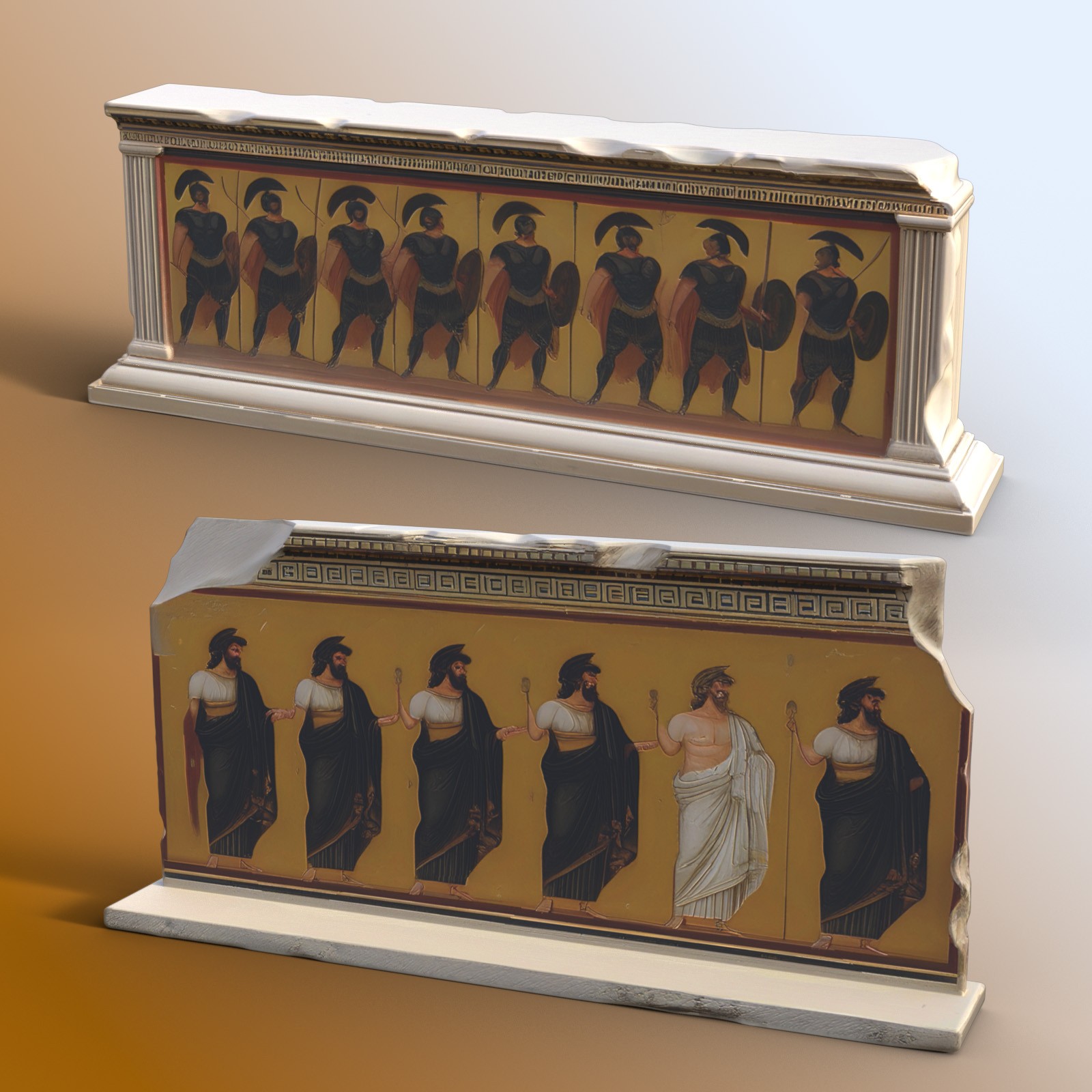 Ancient Greek Wall Segments by N/A