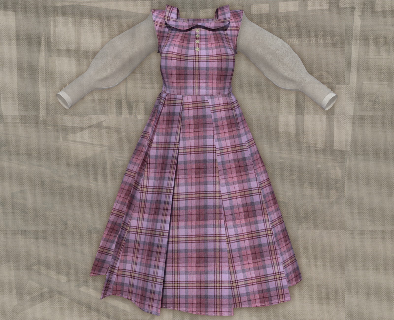 Long Sleeves Dress for La Femme2 by N/A