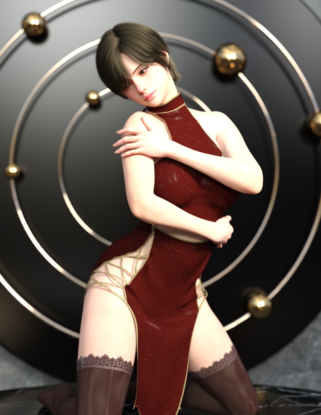 MG-Lattice Dress Set G9 G8F by N/A