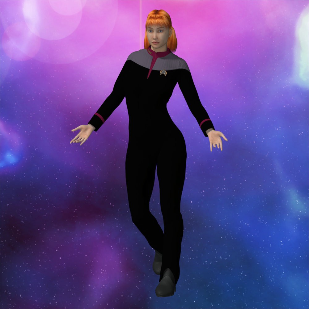 SFU FC DS9 2371 Outfit for La Femme 2 for Poser by N/A