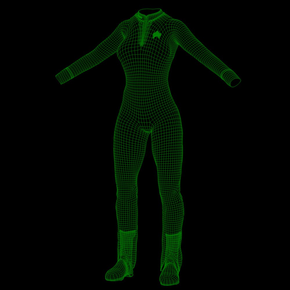 SFU FC DS9 2371 Outfit for La Femme 2 for Poser by N/A