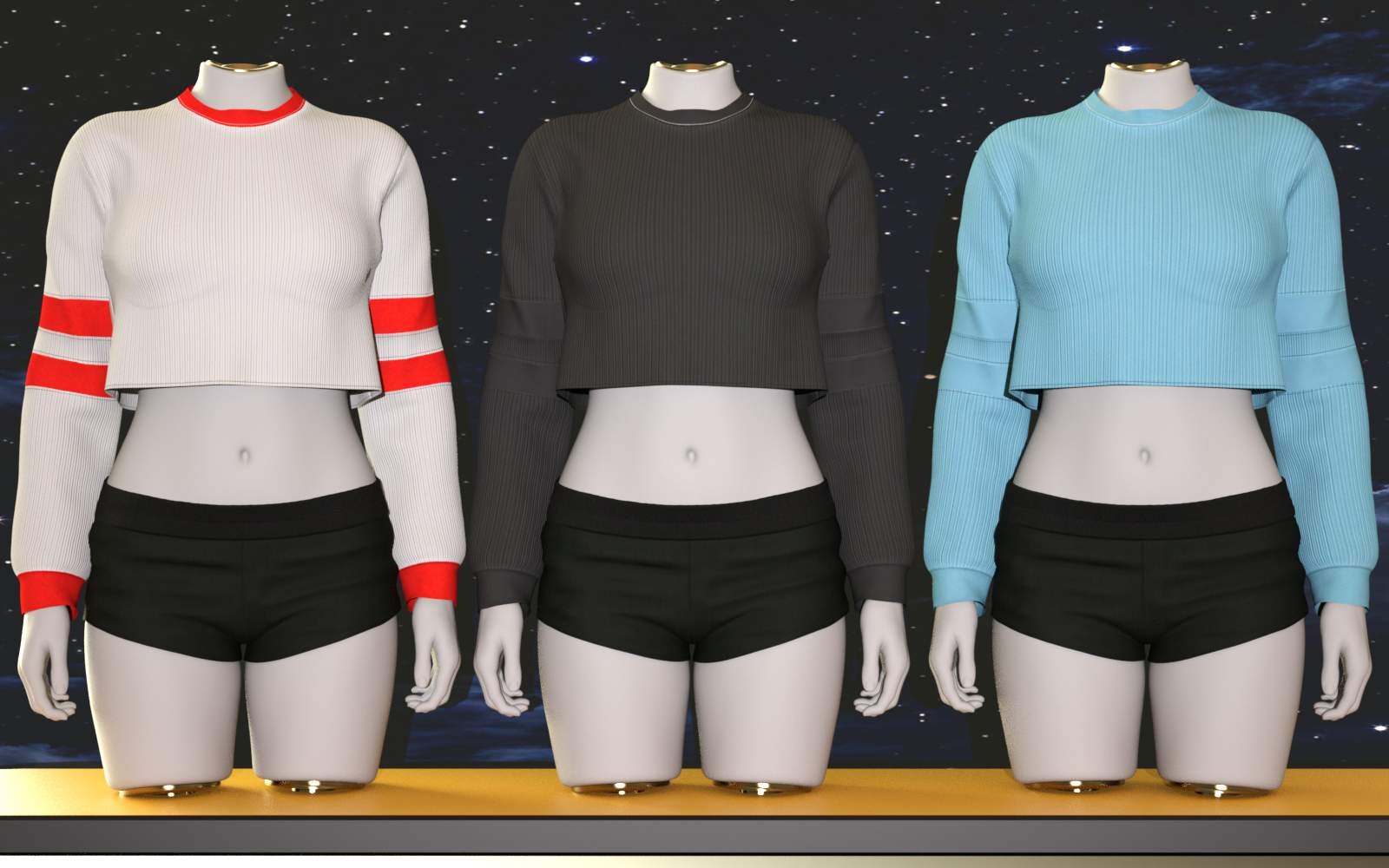 3DL Midnight Society for After Hours Crop G8F/G9 by N/A
