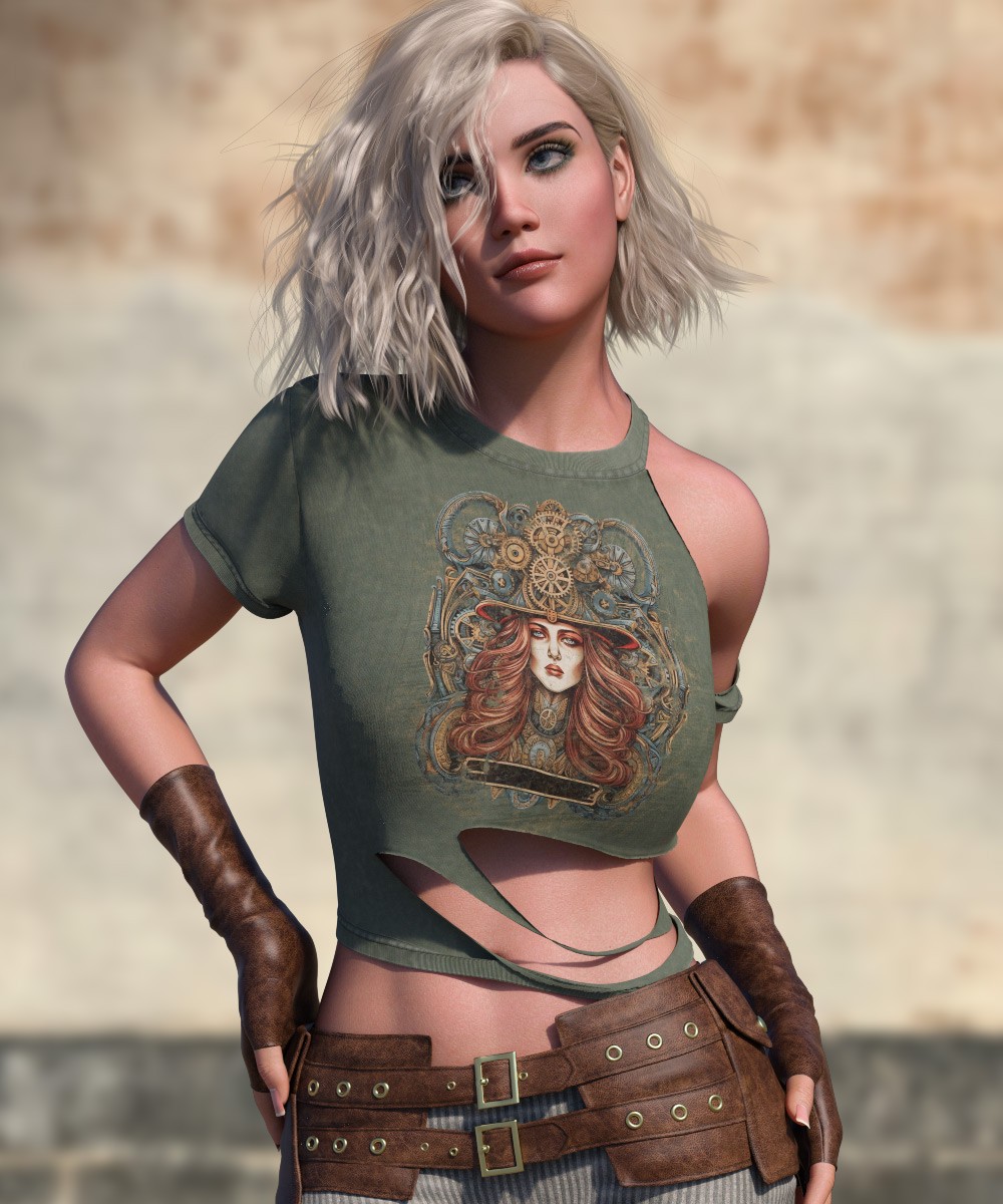 Ripped Tee for G8/8.1 Females by N/A