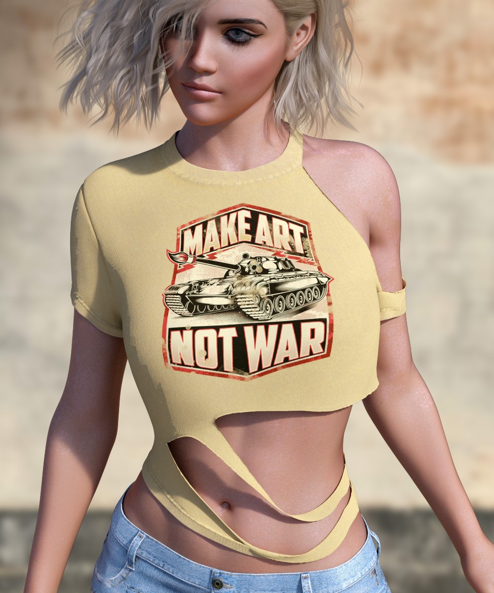 Ripped Tee for G8/8.1 Females by N/A