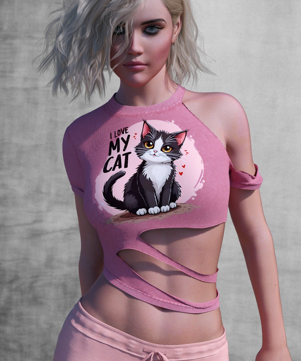Ripped Tee for G8/8.1 Females by N/A