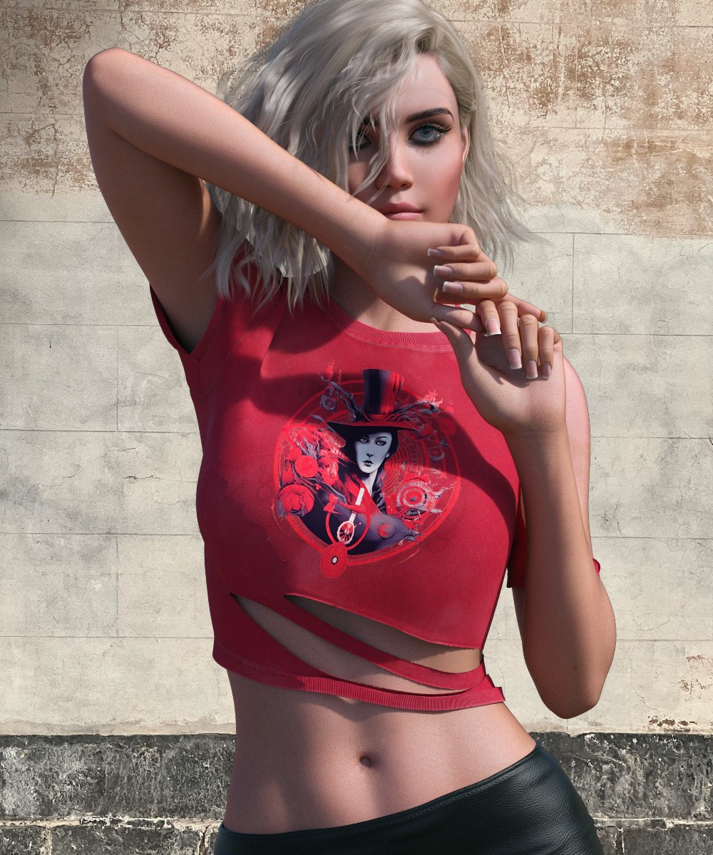 Ripped Tee for G8/8.1 Females by N/A