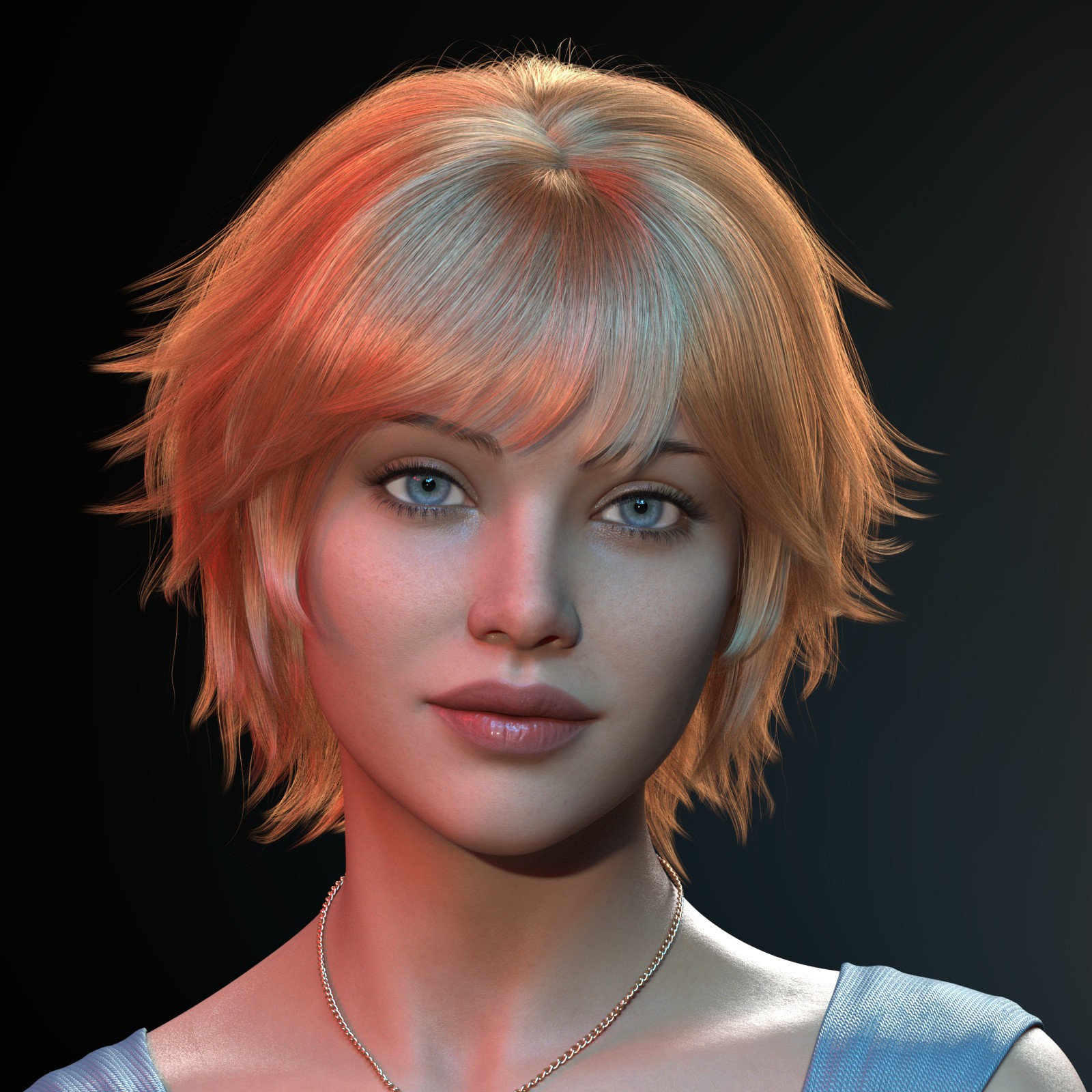 ALO Koralia Hair for Genesis 9, 8 and 8.1 Females by N/A