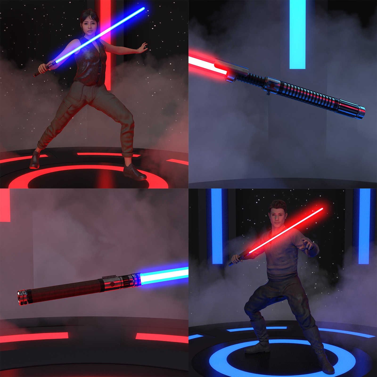 Sci-Fi Props Vol.1 - Plasma Sabers by N/A