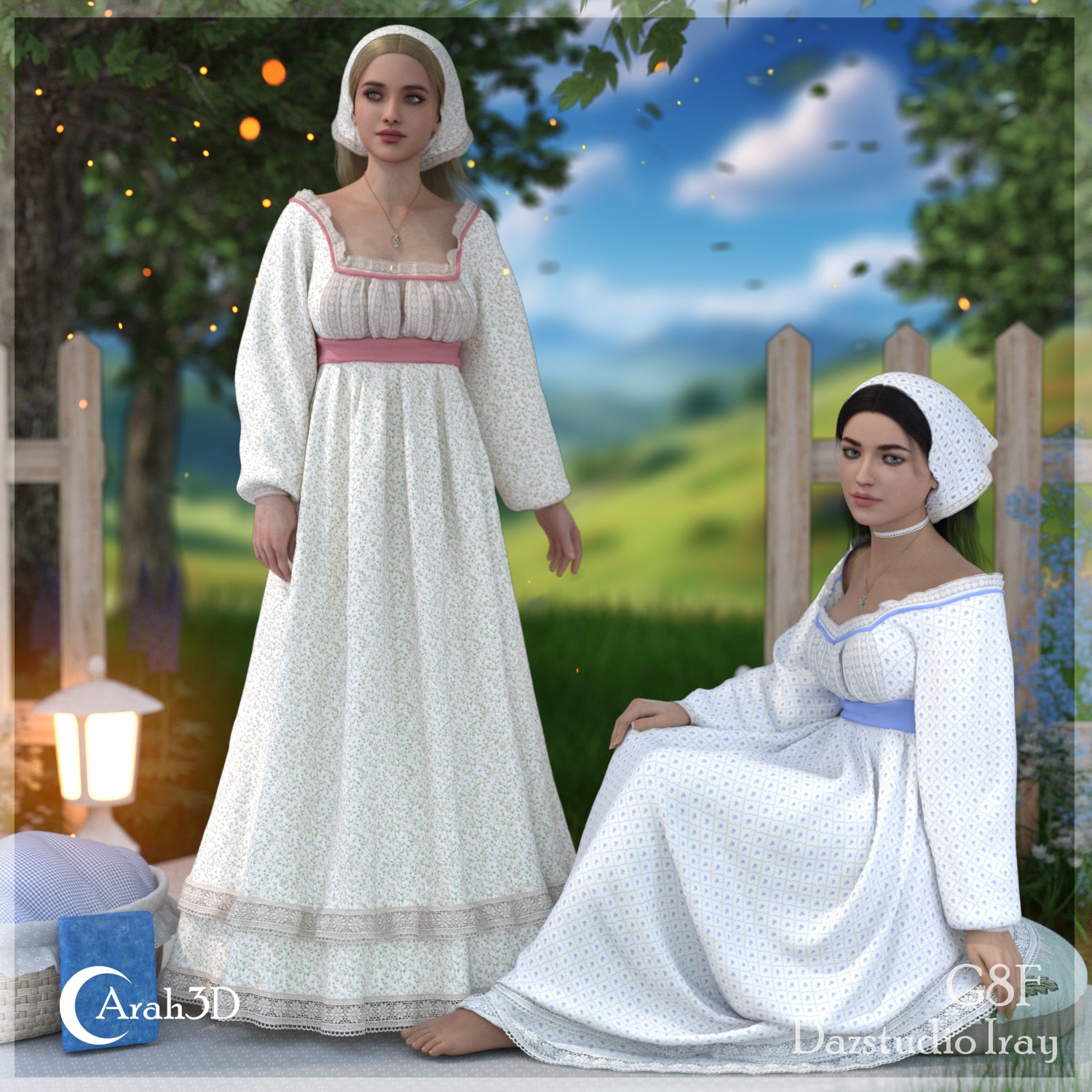 Arah3D Cottage Girl for G8F and G9 by N/A
