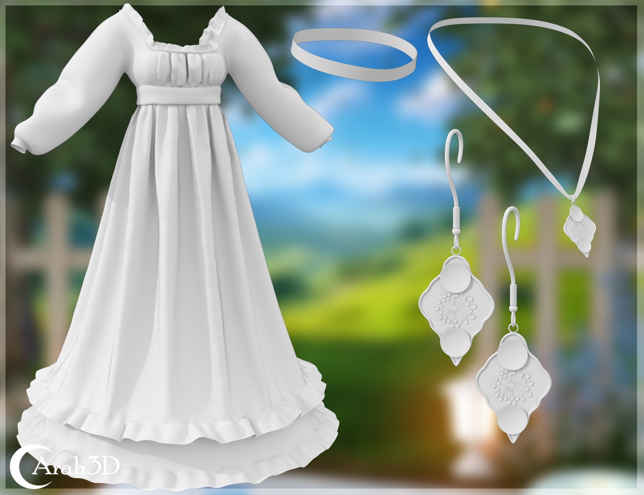 Arah3D Cottage Girl for G8F and G9 by N/A