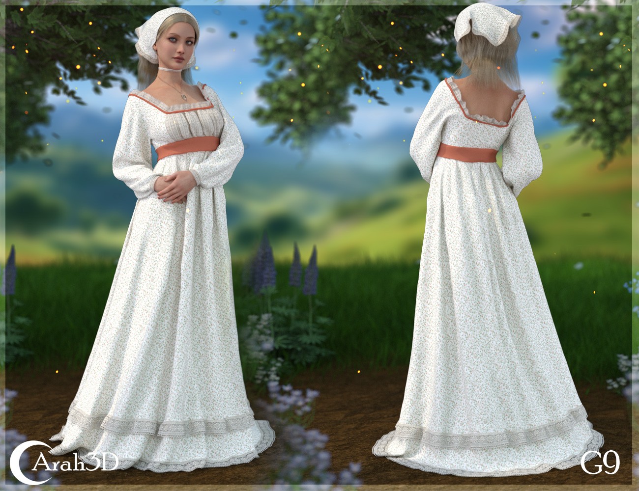 Arah3D Cottage Girl for G8F and G9 by N/A