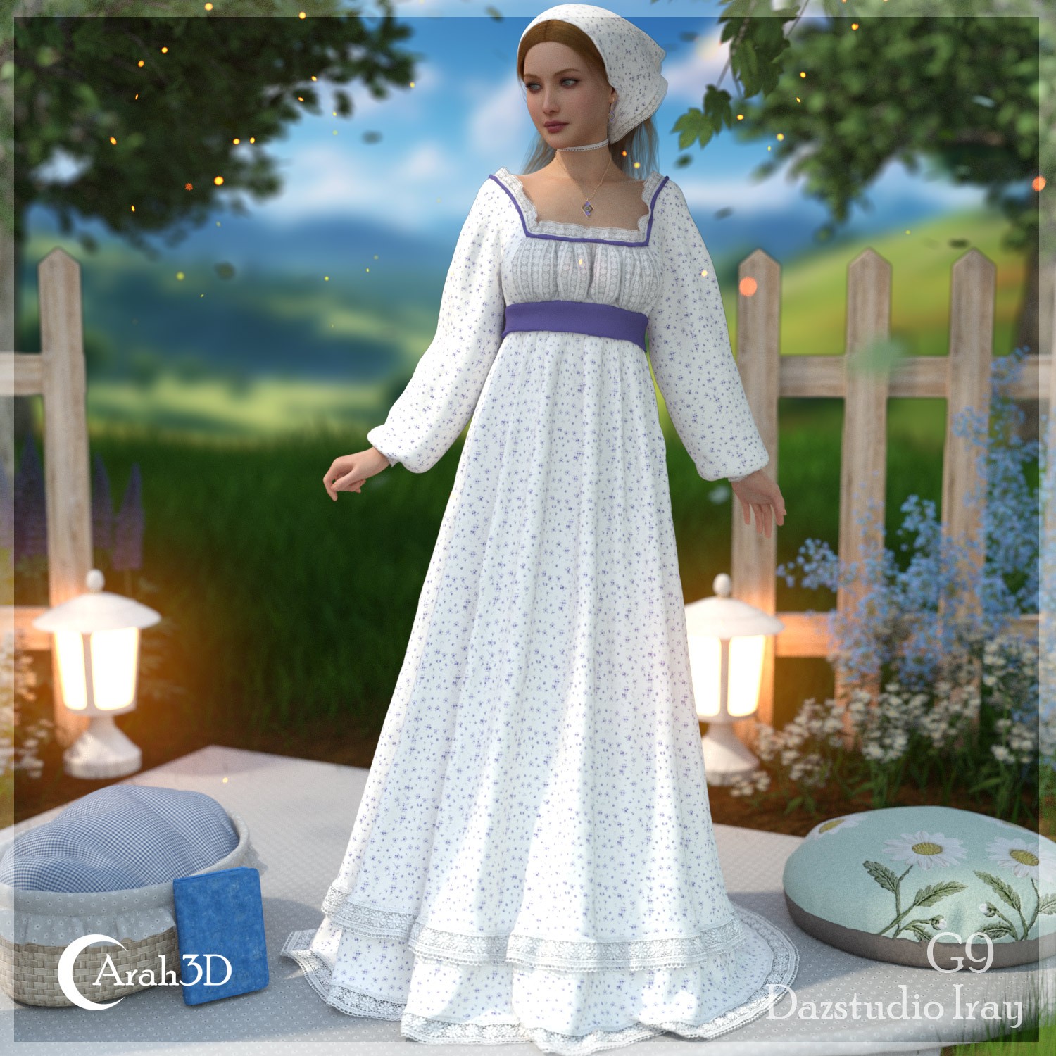 Arah3D Cottage Girl for G8F and G9 by N/A
