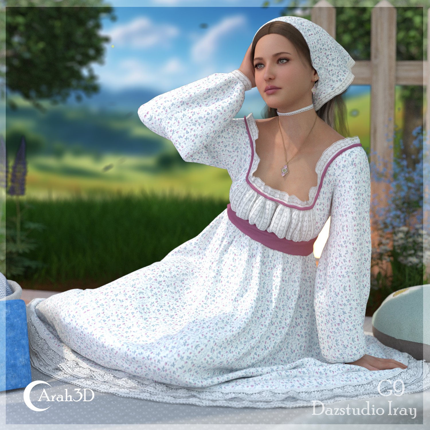 Arah3D Cottage Girl for G8F and G9 by N/A