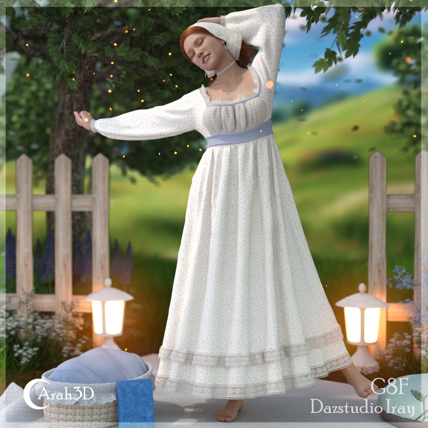 Arah3D Cottage Girl for G8F and G9 by N/A
