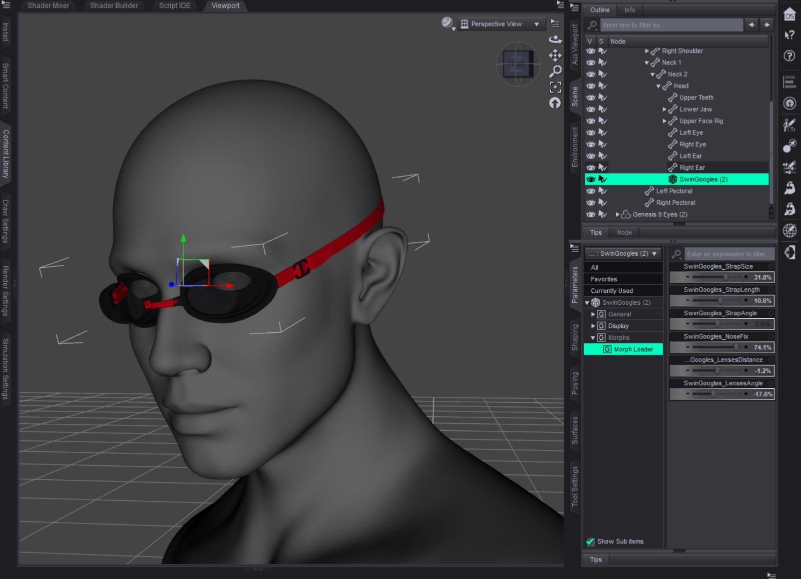 Swim Goggles for Genesis 9 by N/A