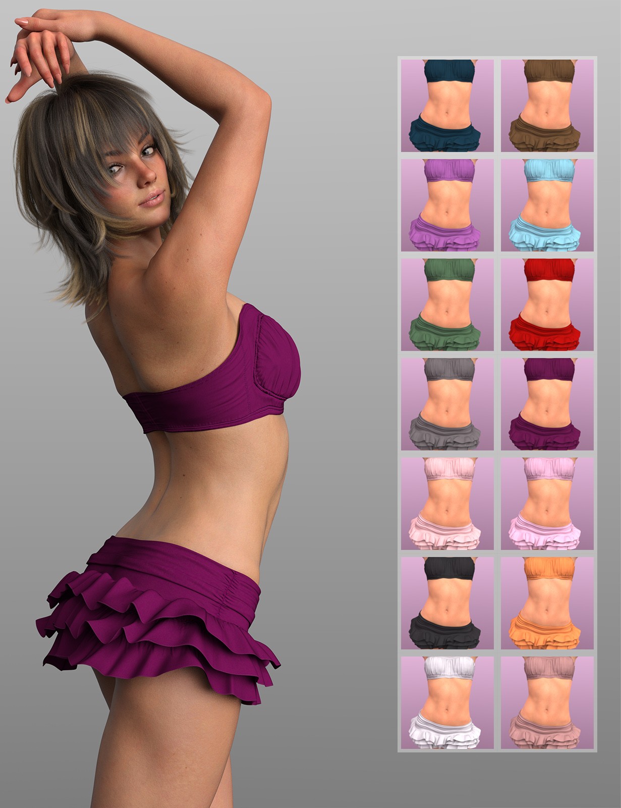 X-Fashion Riviera Muse Outfit for G8 and G9F by N/A