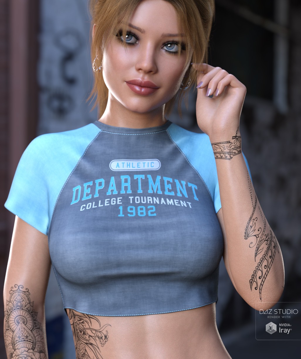 dForce Cropped Sport Tee by N/A