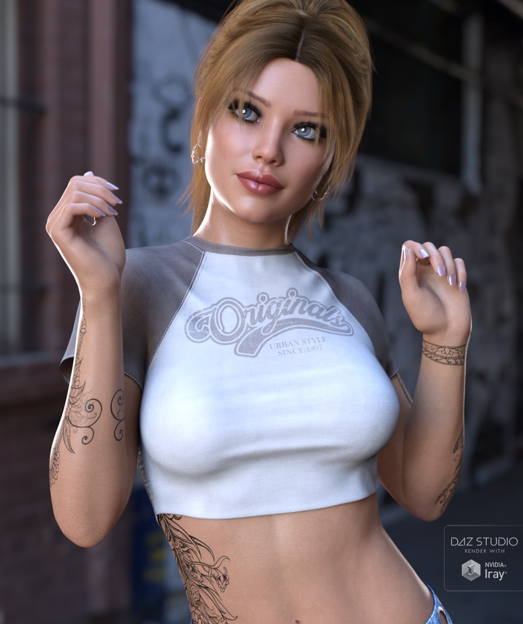 dForce Cropped Sport Tee by N/A