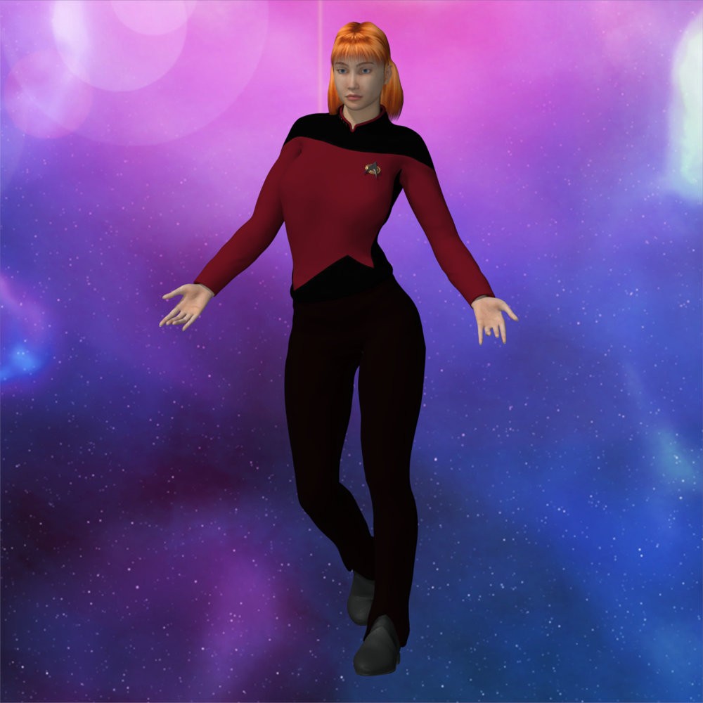 SFU TNG 2366 Outfit for La Femme 2 for Poser by N/A
