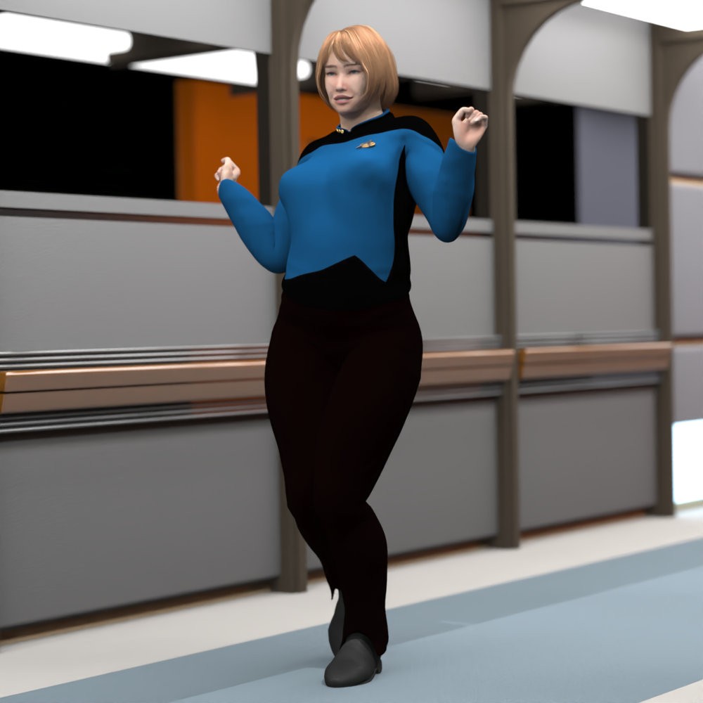 SFU TNG 2366 Outfit for La Femme 2 for Poser by N/A