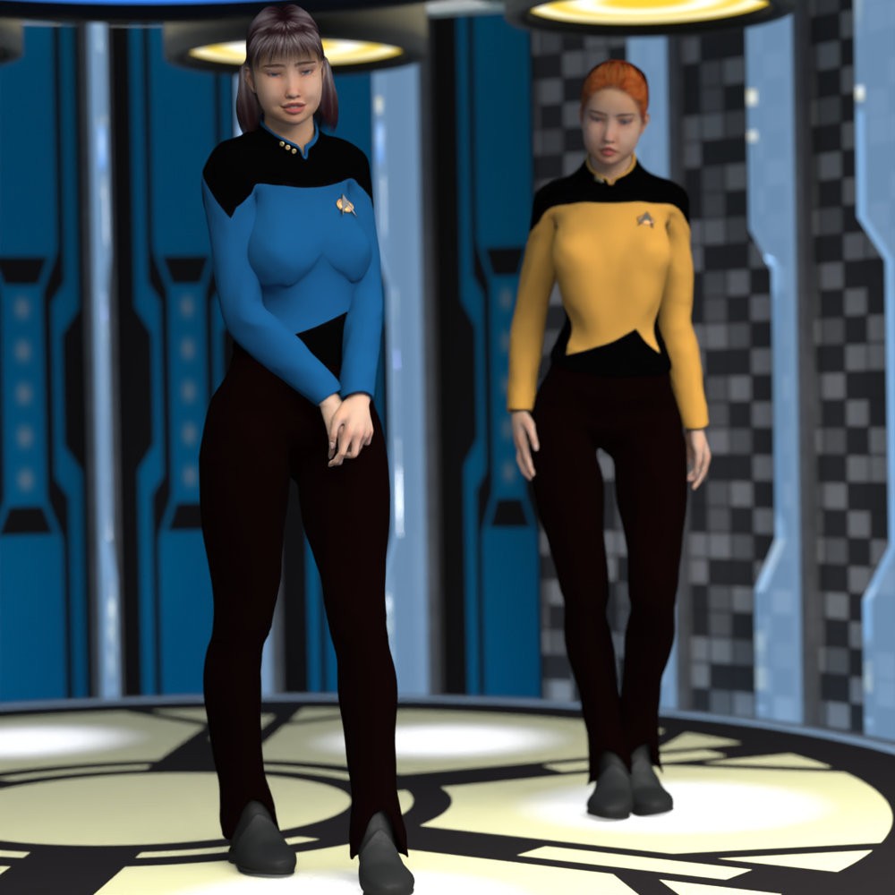SFU TNG 2366 Outfit for La Femme 2 for Poser by N/A