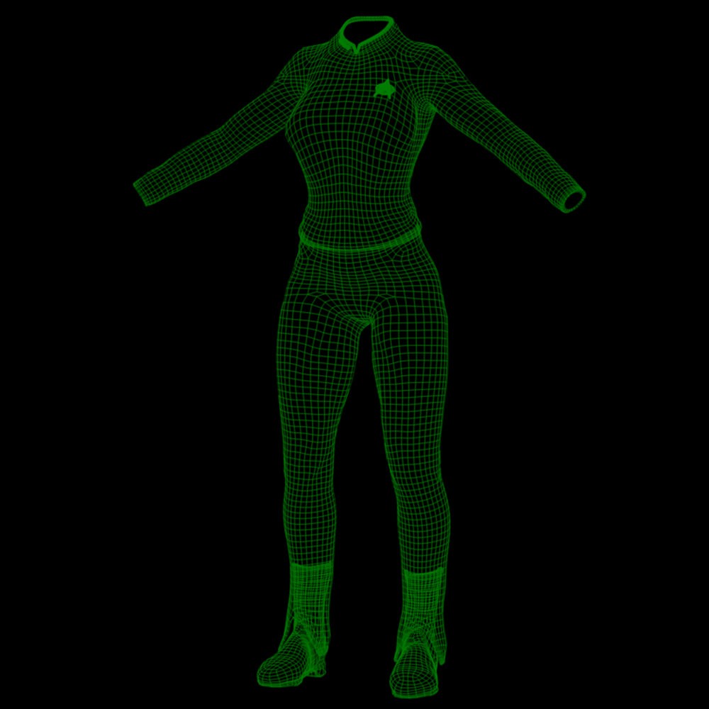 SFU TNG 2366 Outfit for La Femme 2 for Poser by N/A