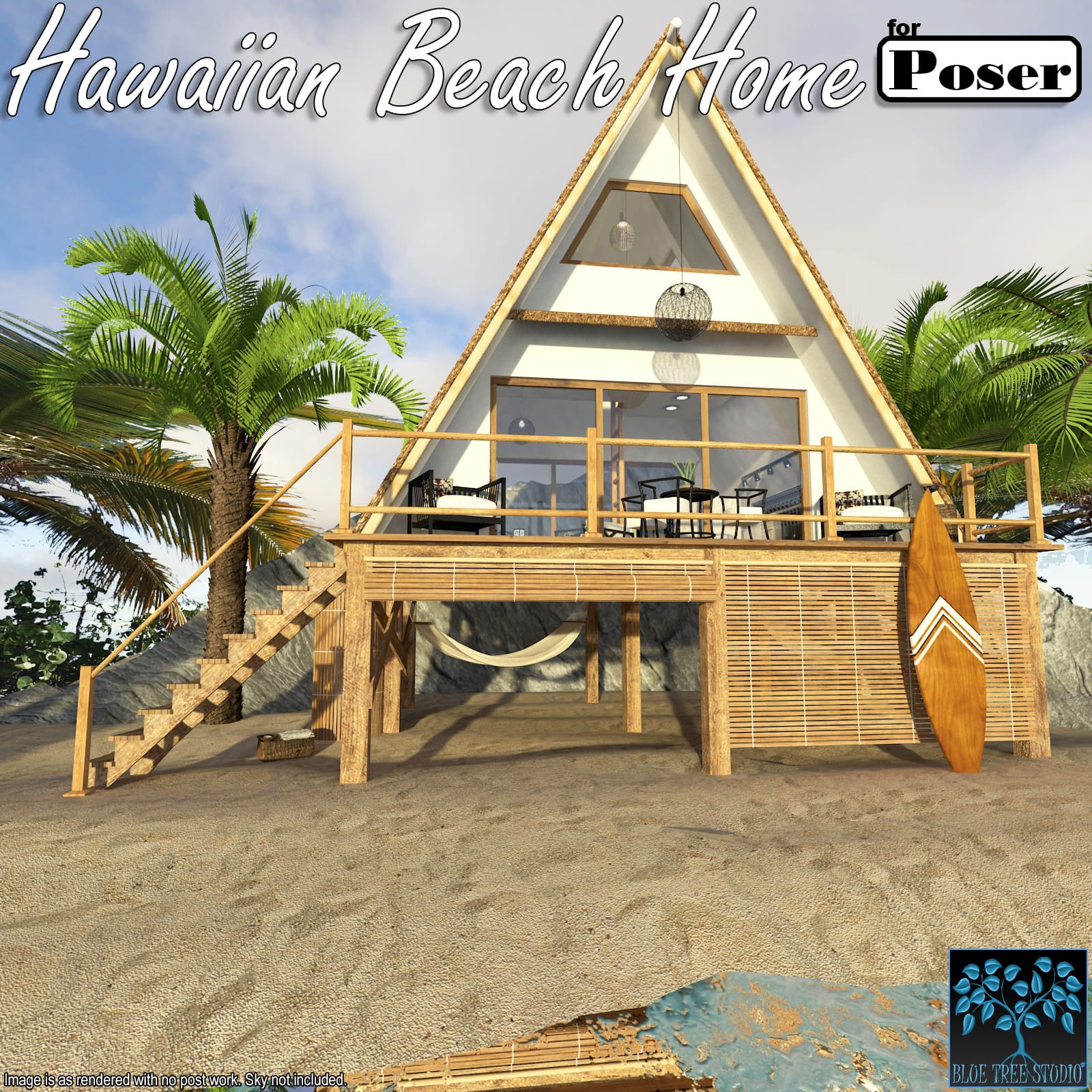 Hawaiian Beach Home for Poser by N/A