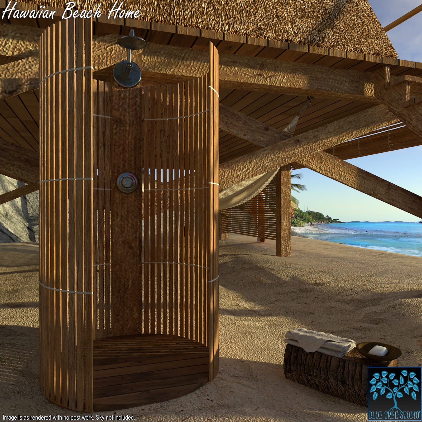 Hawaiian Beach Home for Poser by N/A