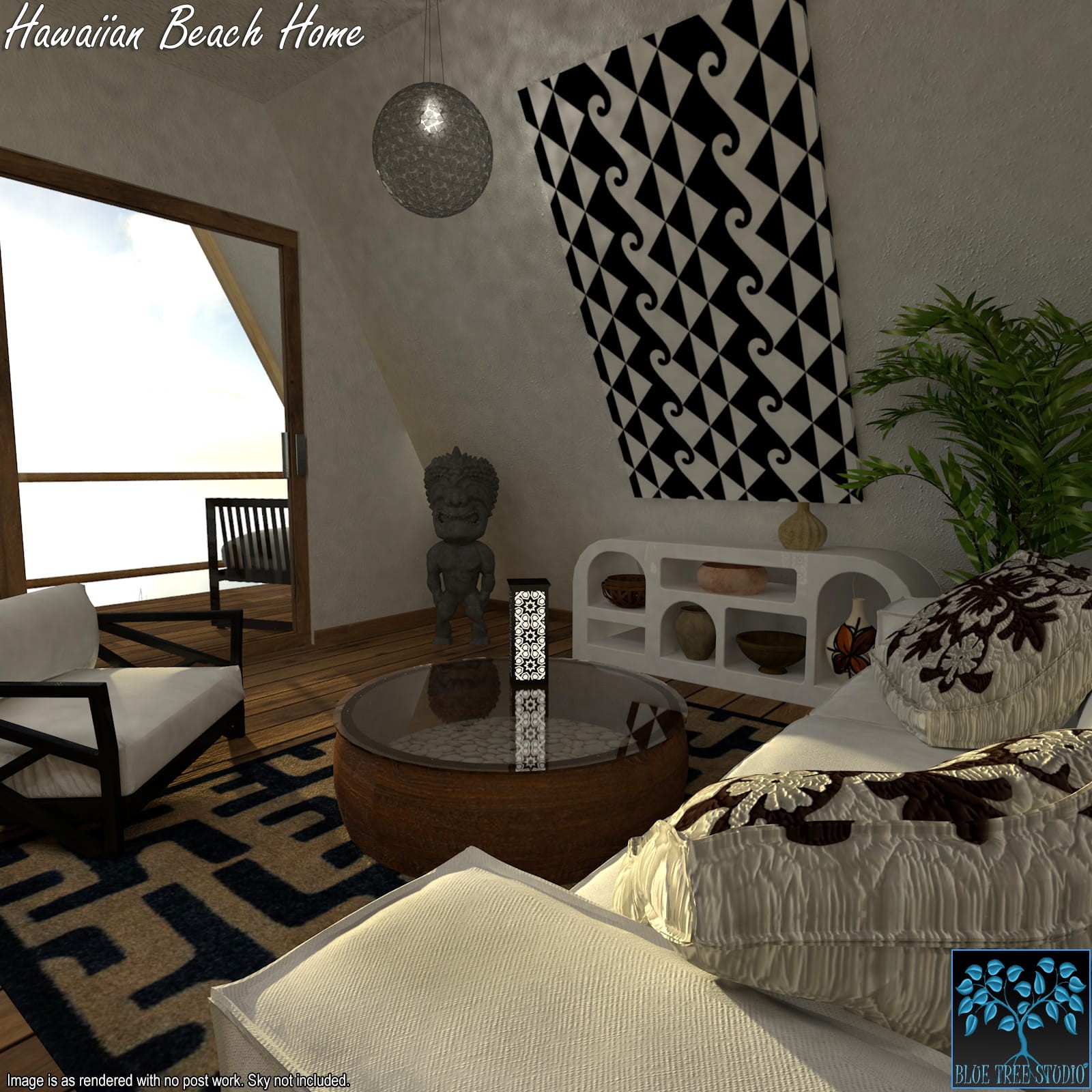 Hawaiian Beach Home for Poser by N/A