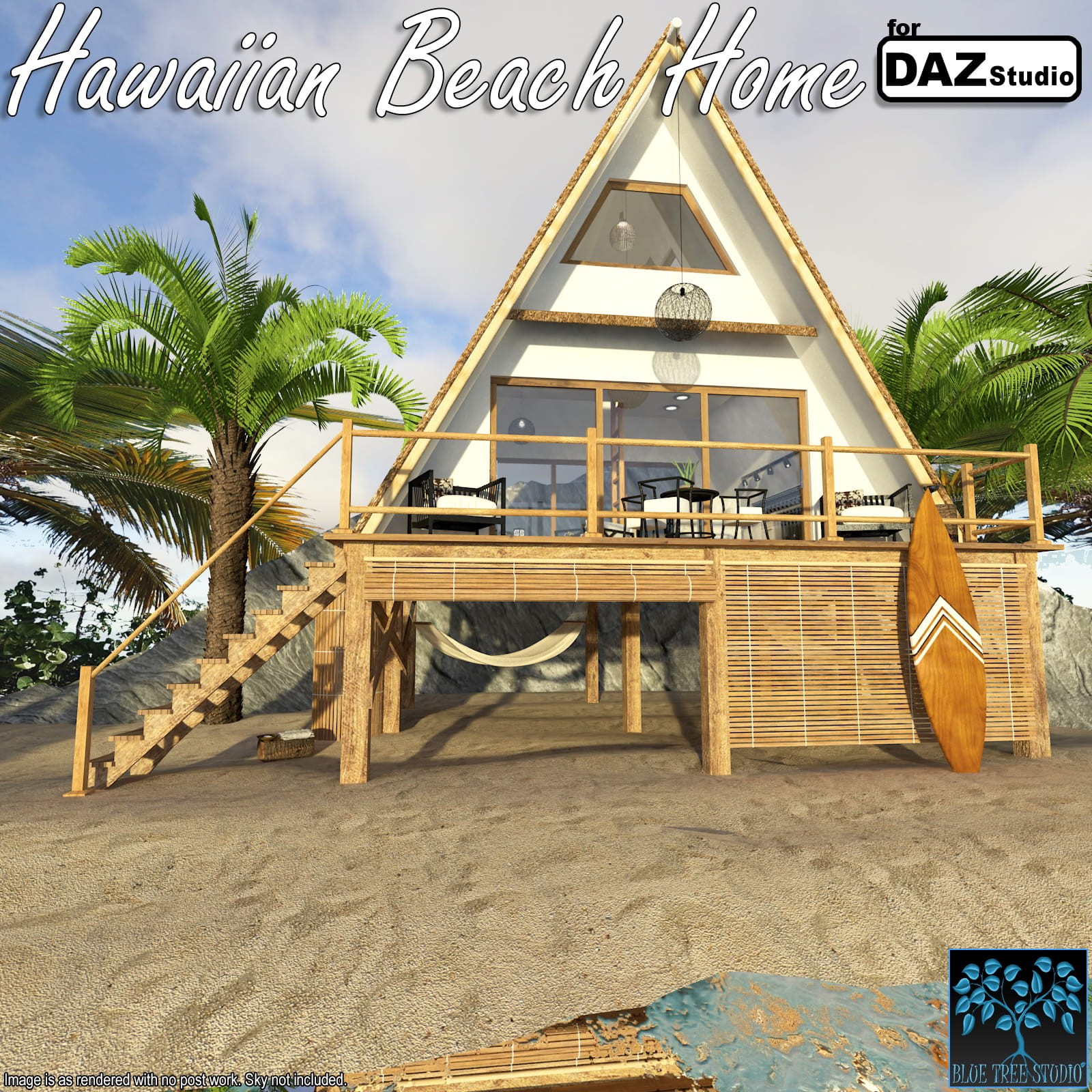 Hawaiian Beach Home for Daz by N/A