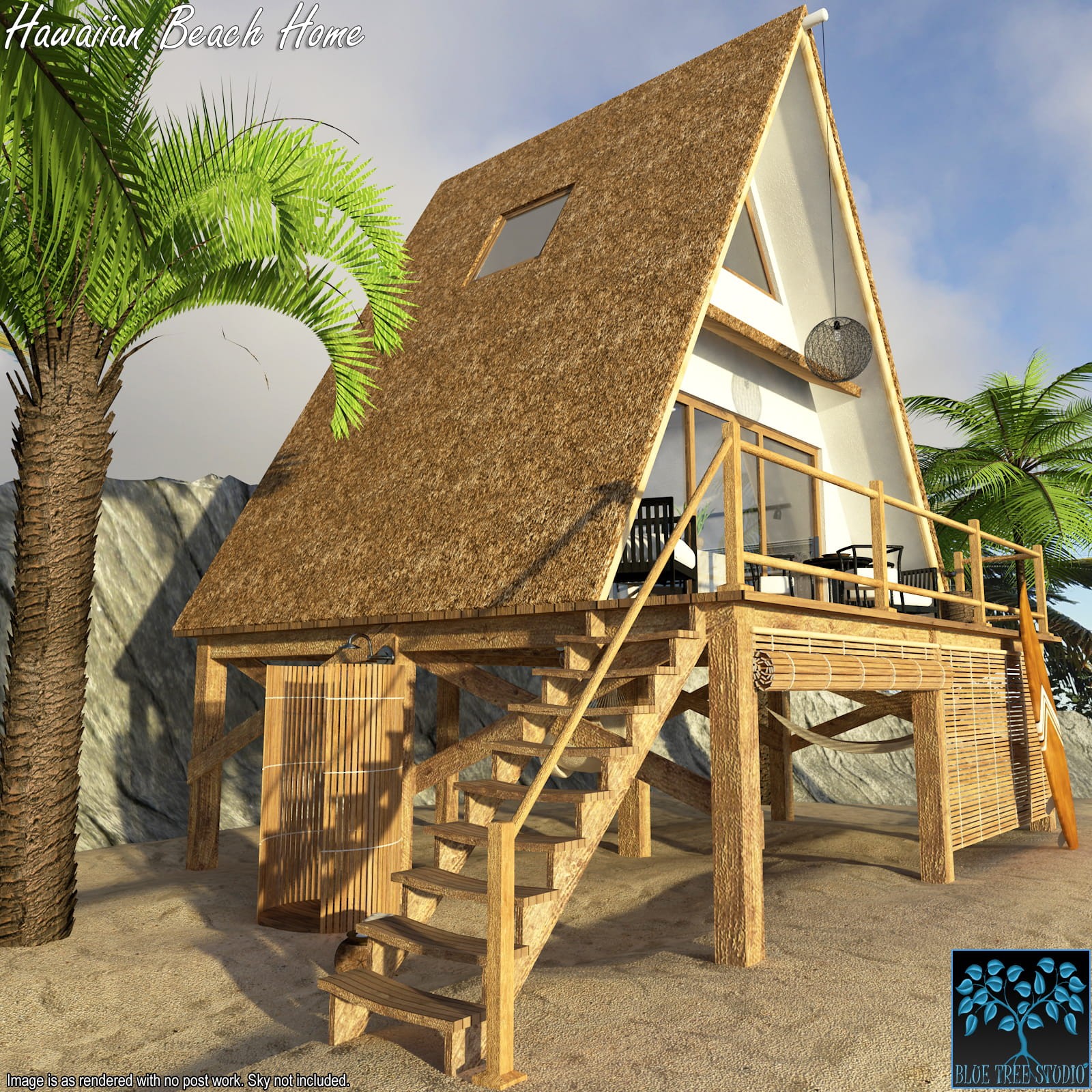 Hawaiian Beach Home for Daz by N/A