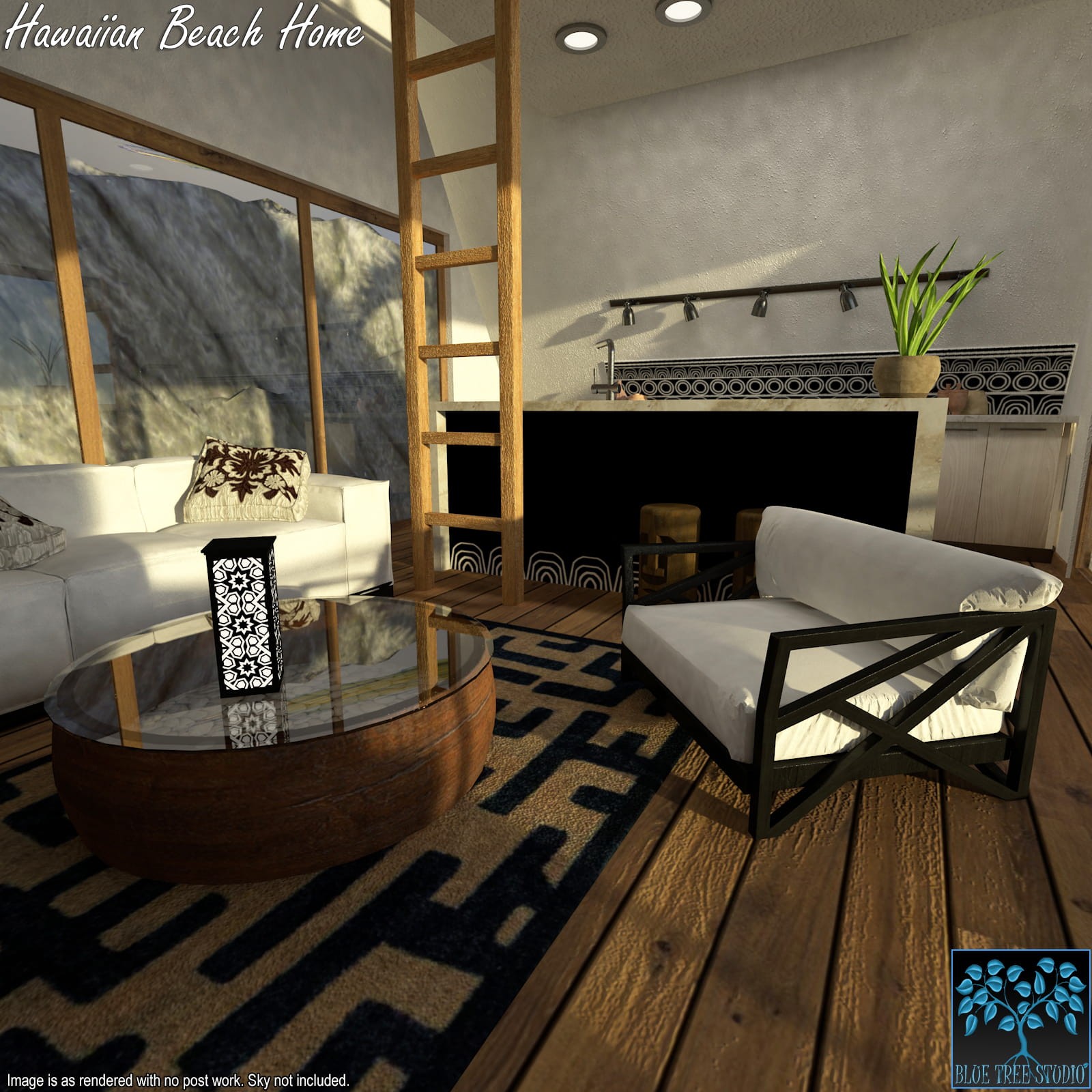 Hawaiian Beach Home for Daz by N/A