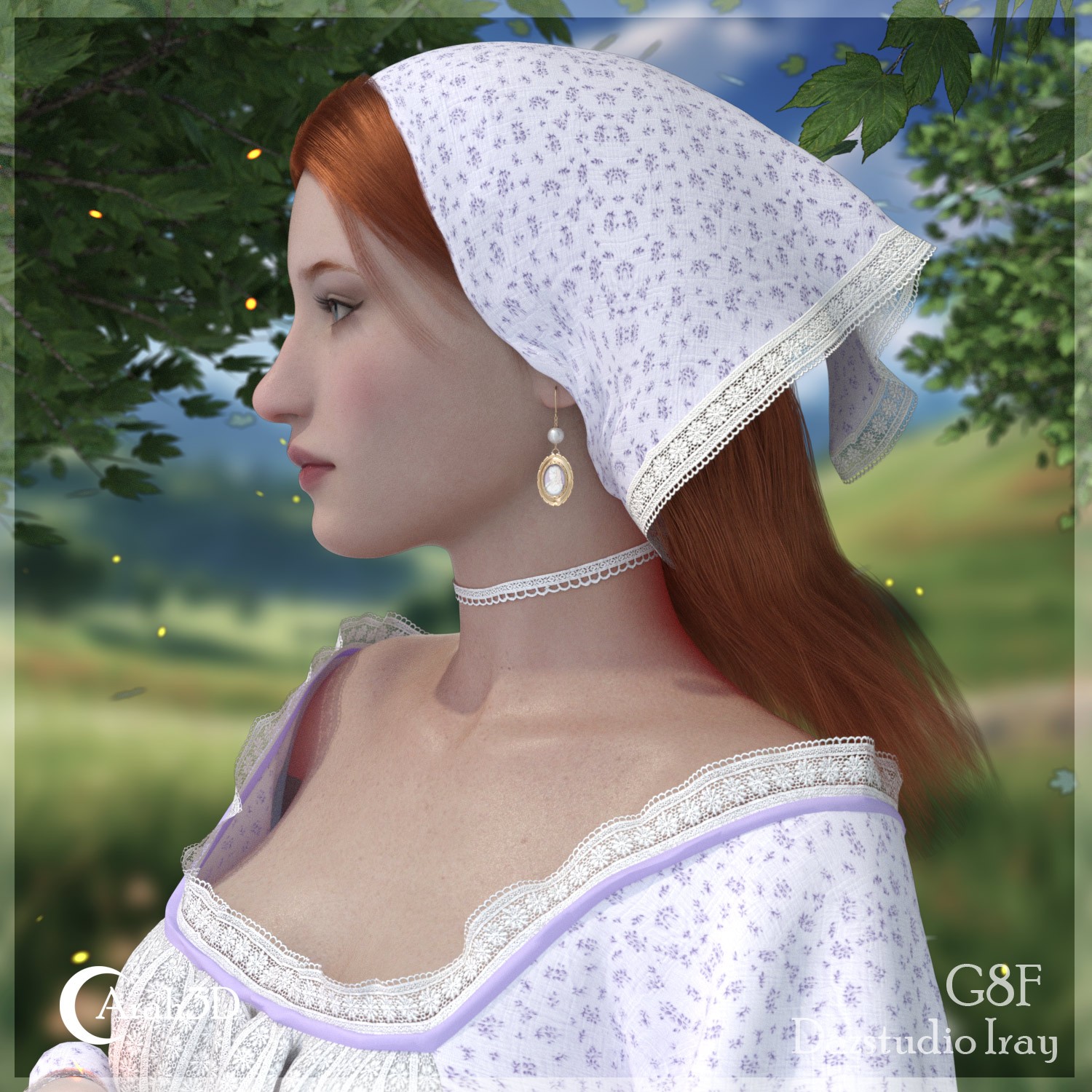 Arah3D Cottage Girl Hair for G8F and G9 by N/A