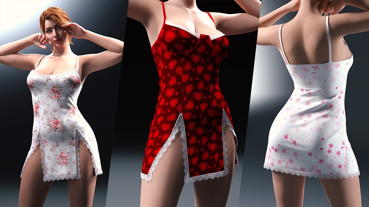 dForce RQL Lace Temptation Mini Dress G8F & G8.1F by N/A