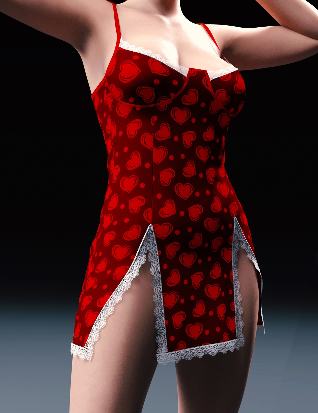 dForce RQL Lace Temptation Mini Dress G8F & G8.1F by N/A