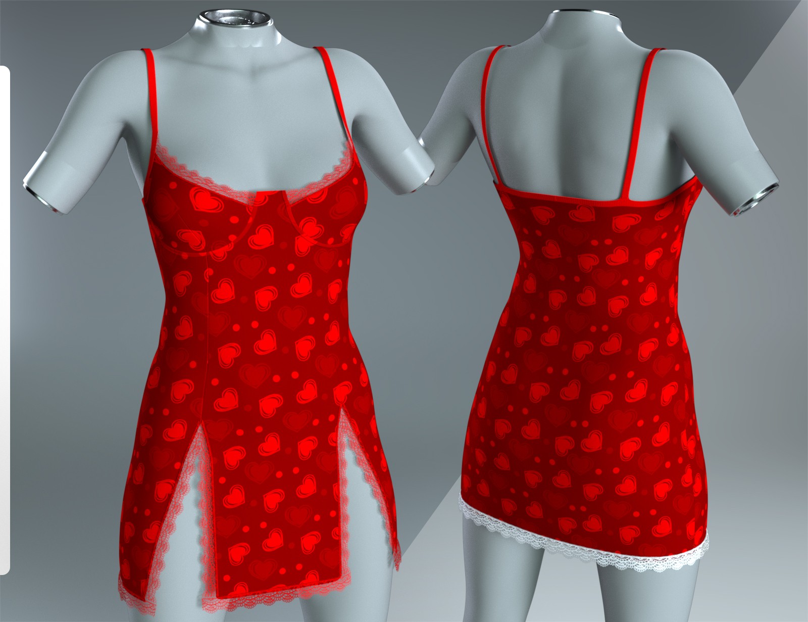 dForce RQL Lace Temptation Mini Dress G8F & G8.1F by N/A