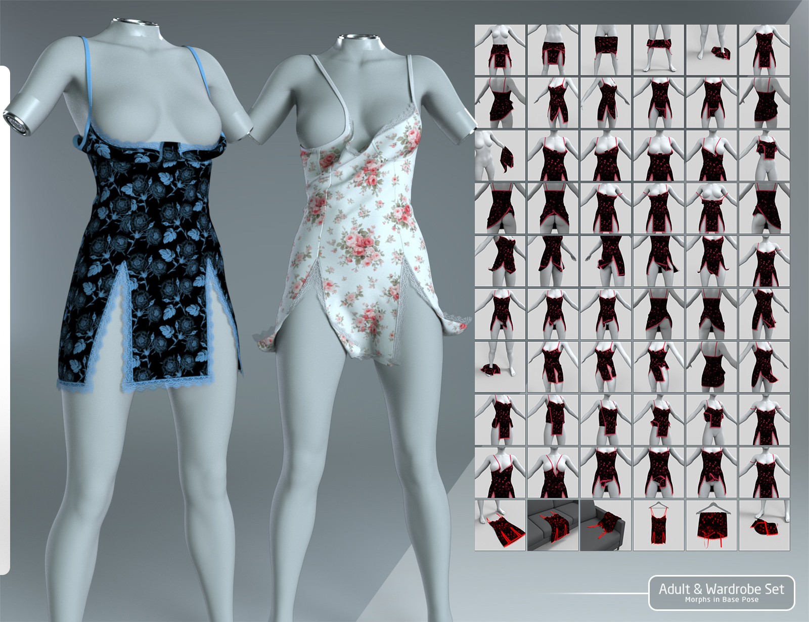 dForce RQL Lace Temptation Mini Dress G8F & G8.1F by N/A