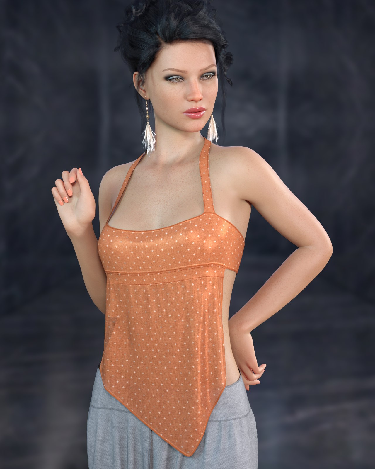 dforce - Mirage Halter Top - Genesis 8 by N/A