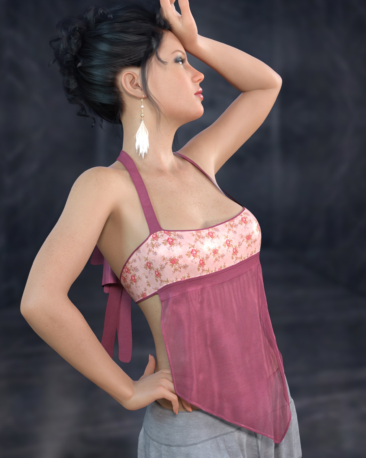 dforce - Mirage Halter Top - Genesis 8 by N/A