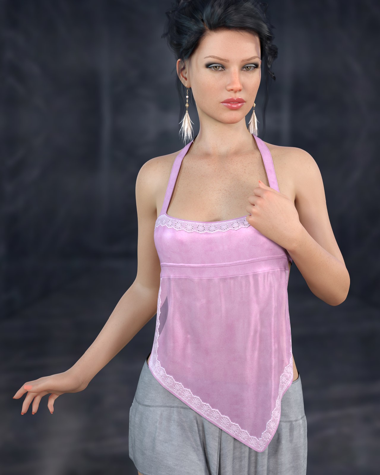 dforce - Mirage Halter Top - Genesis 8 by N/A