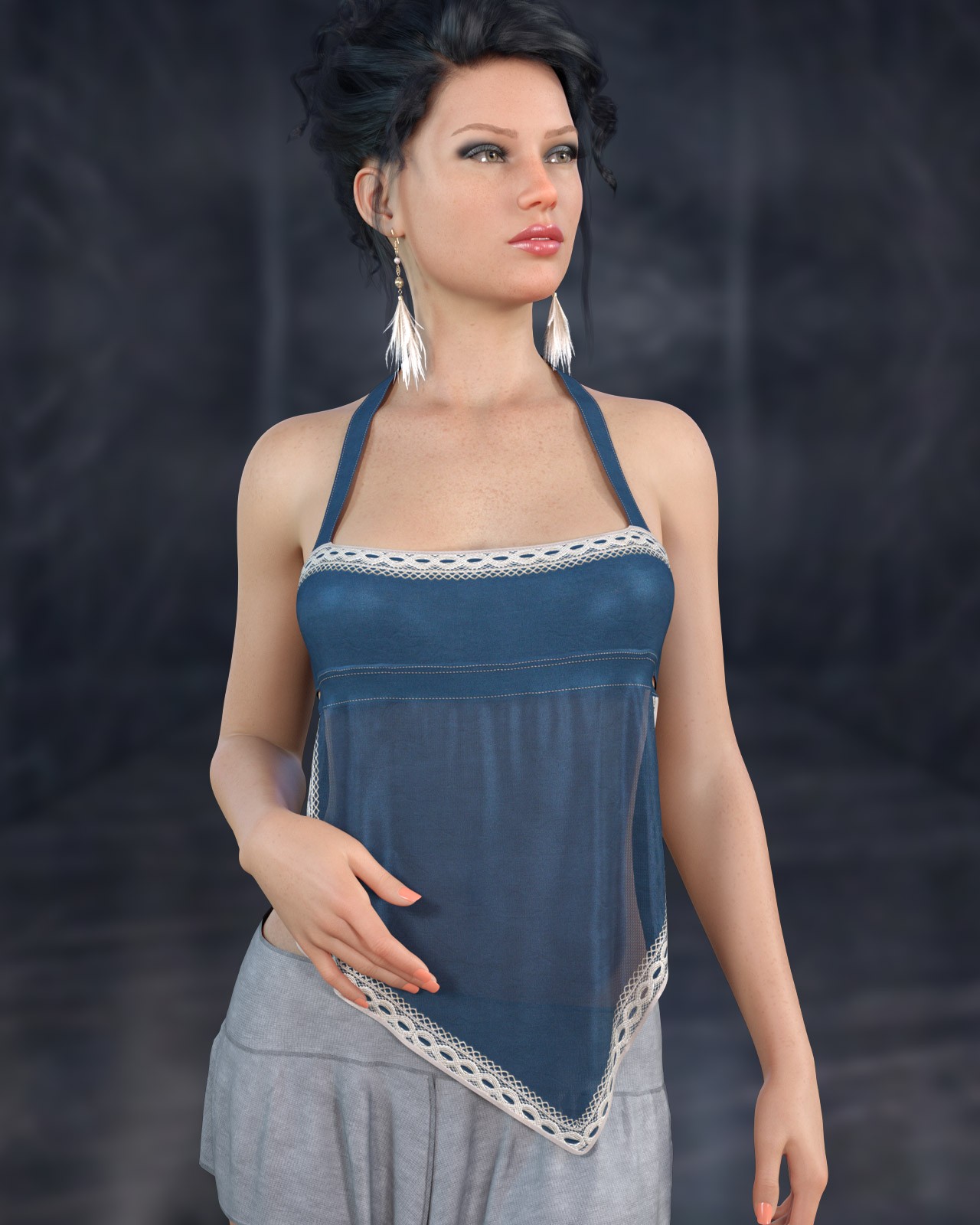 dforce - Mirage Halter Top - Genesis 8 by N/A