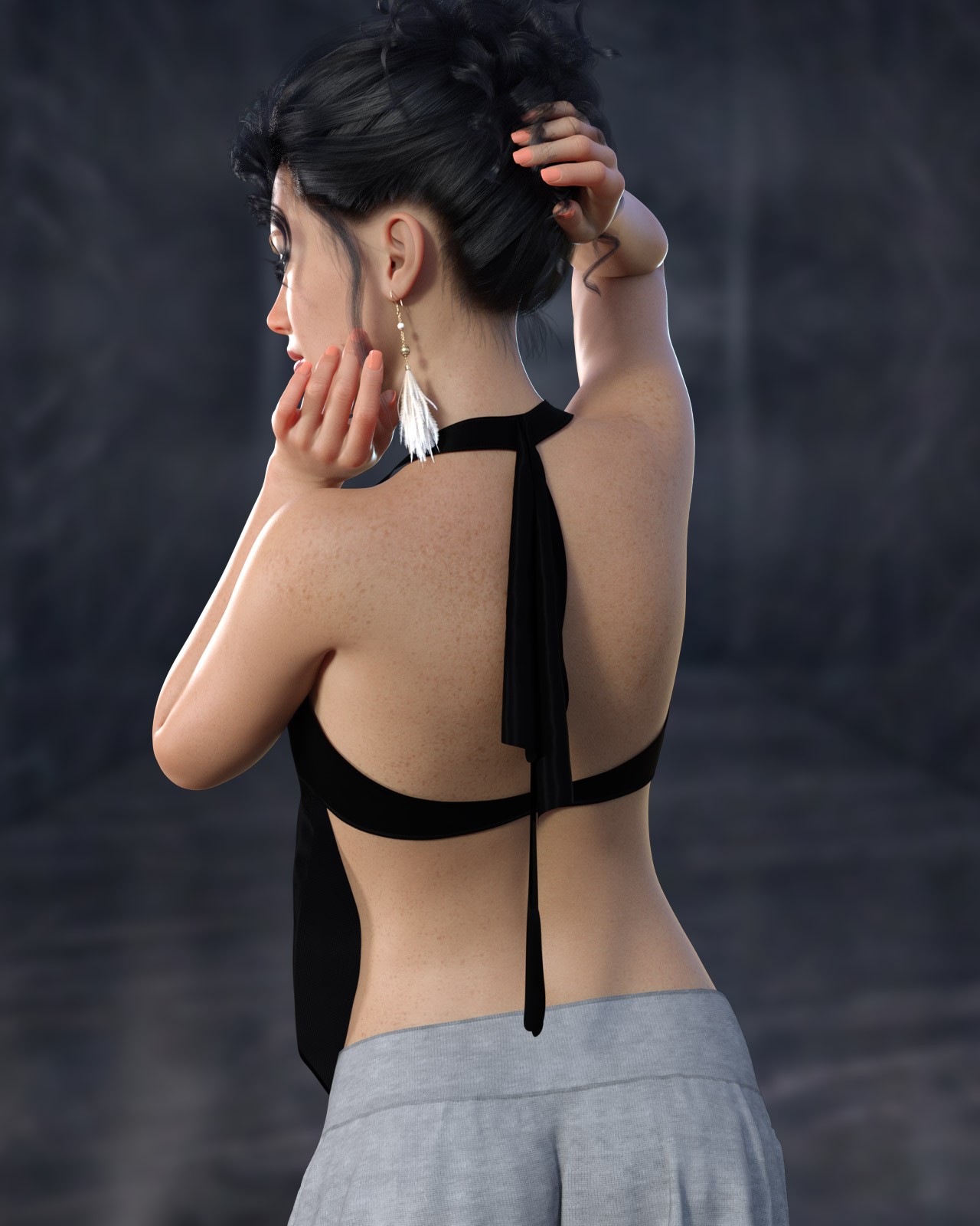 dforce - Mirage Halter Top - Genesis 8 by N/A