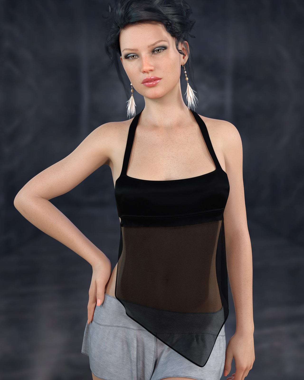 dforce - Mirage Halter Top - Genesis 8 by N/A