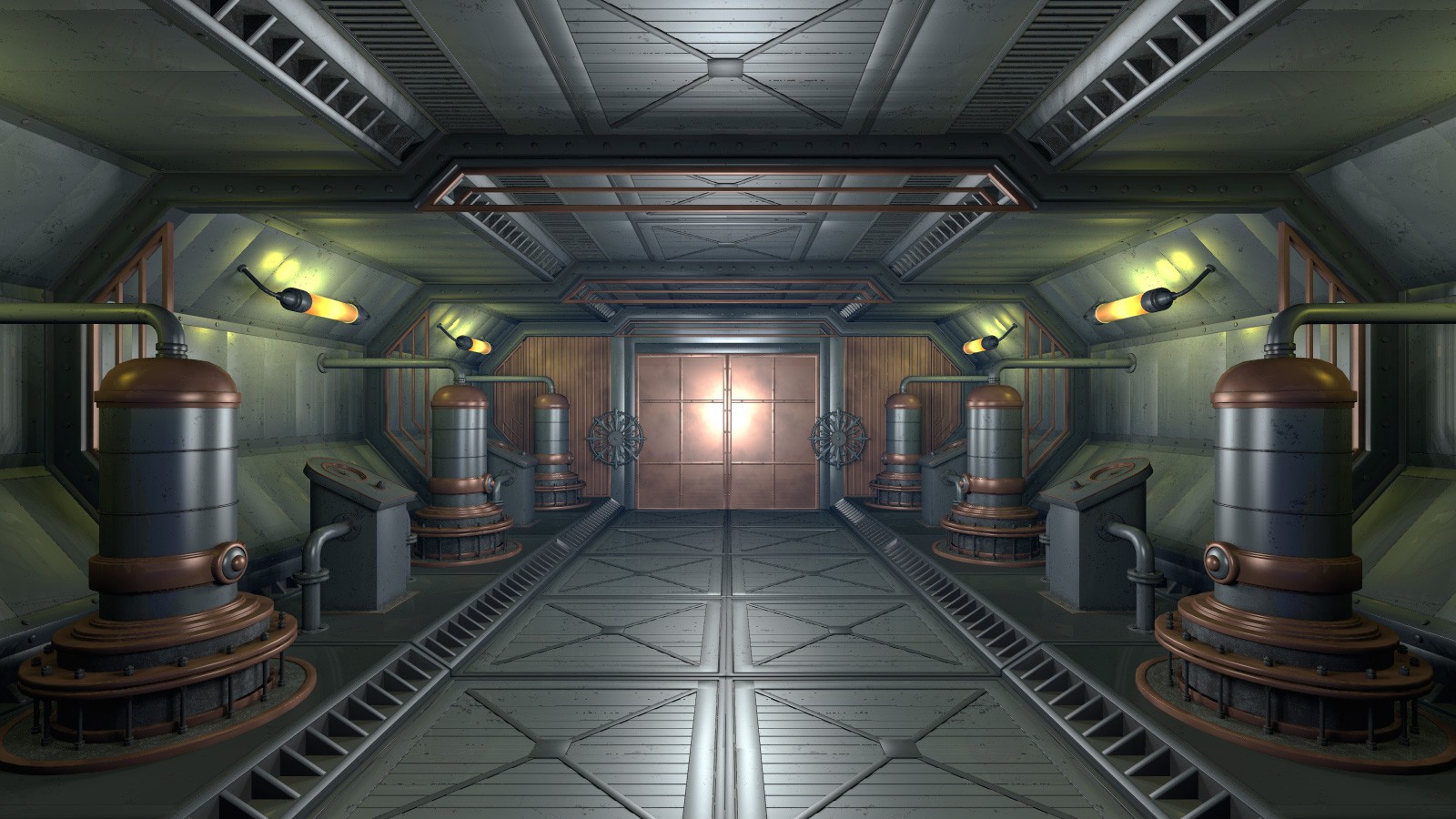Steampunk Hall Kit for Daz Studio by N/A