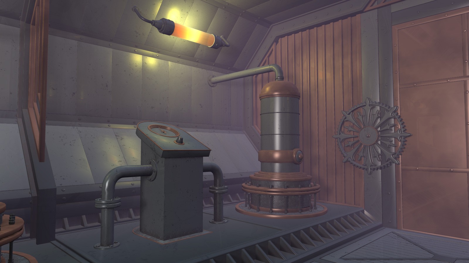Steampunk Hall Kit for Daz Studio by N/A