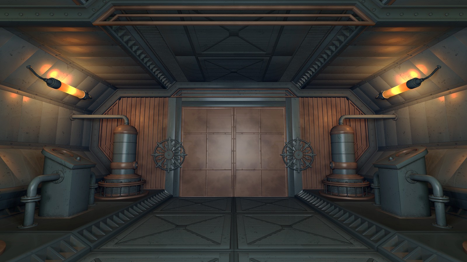 Steampunk Hall Kit for Daz Studio by N/A