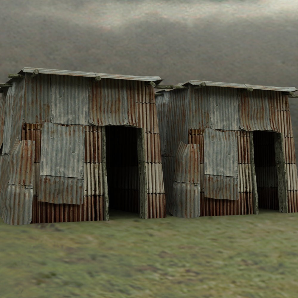 Shanty Town Buildings 1: Set 2 for DAZ Studio by N/A
