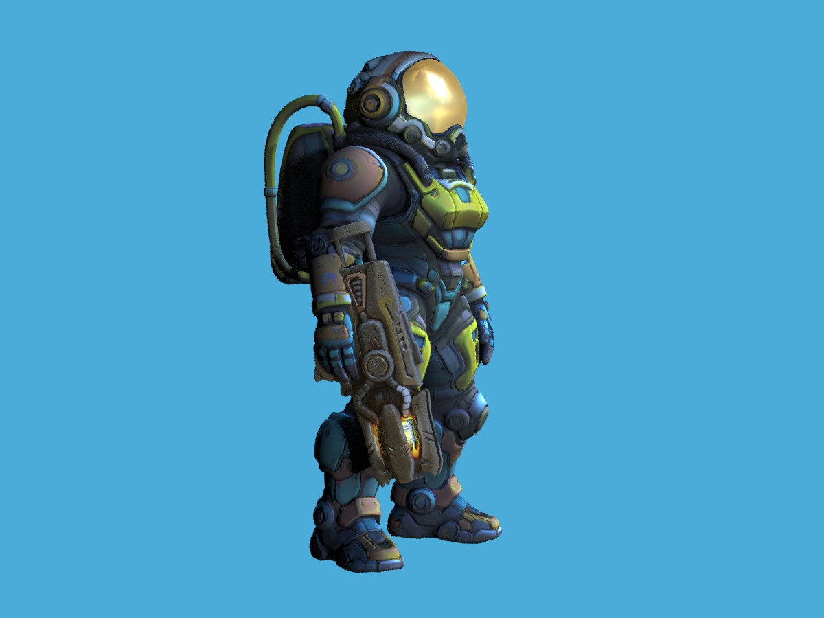 R-9 Female Astronaut by N/A